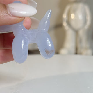 Blue Chalcedony’s are mini Balloon dog and