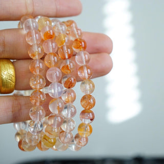 Koi Fish Hematoid beads Bracelet ( 8 mm)