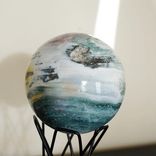 Gorgeous Big Ocean Jasper sphere