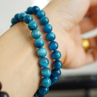 High quality Natural Blue Apatite Bracelet