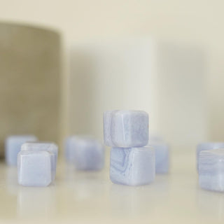 Blue Lace Agate mini Cube