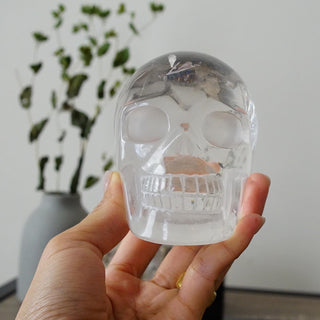 High quality Natural Clear Quartz Skull