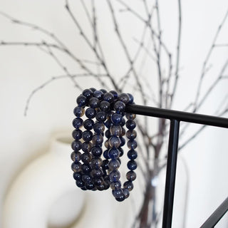 Transparent Iolite Beads Bracelet