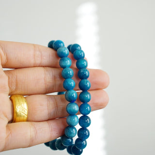 High quality Natural Blue Apatite Bracelet