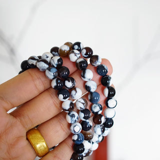 8 mm Orca Agate Beads Bracelet