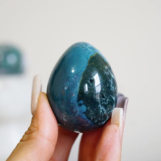 Teal Ocean Jasper egg